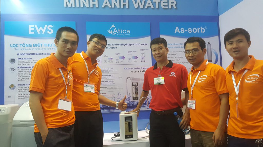 May loc nuoc ion kiem giau hydro atica Minh Anh water gioi thieu tai vietwater