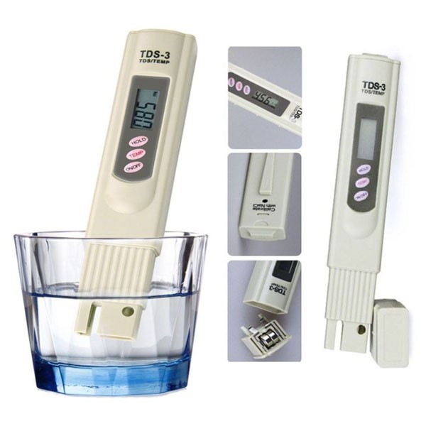 Bút đo chỉ số TDS giúp bạn biết được tổng chất rắn hòa tan trong 1 mL rất nhanh chóng