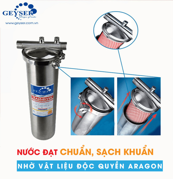Máy lọc nước tổng Geyser Typhoon 20BB