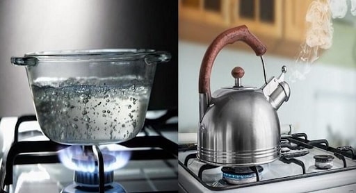 Xử lý nước bằng cách đun sôi nước