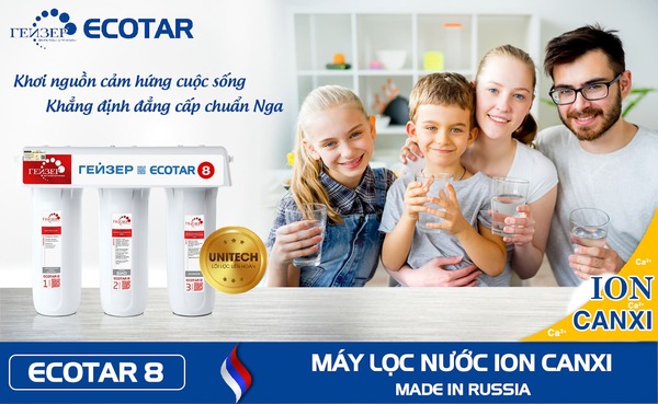 Máy lọc nước Ion Nano Geyser phù hợp cho cả gia đình.