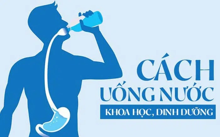 cách uống nước đúng cách hợp lý khoa học