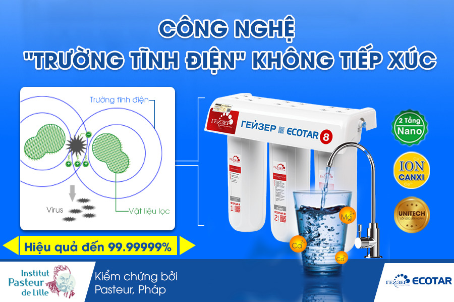 Công nghệ trường tĩnh điện không tiếp xúc Geyser