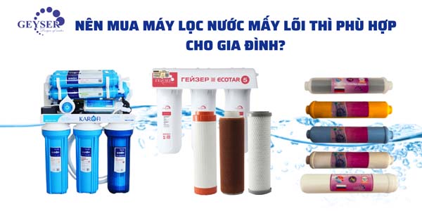 nên mua máy lọc nước mấy lõi