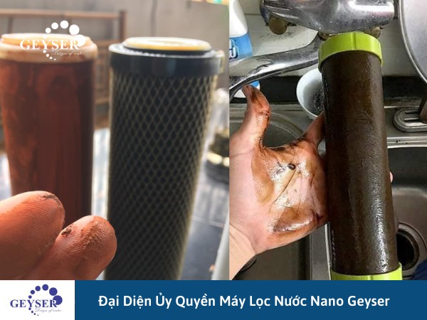 hướng dẫn thay lõi lọc nước geyser