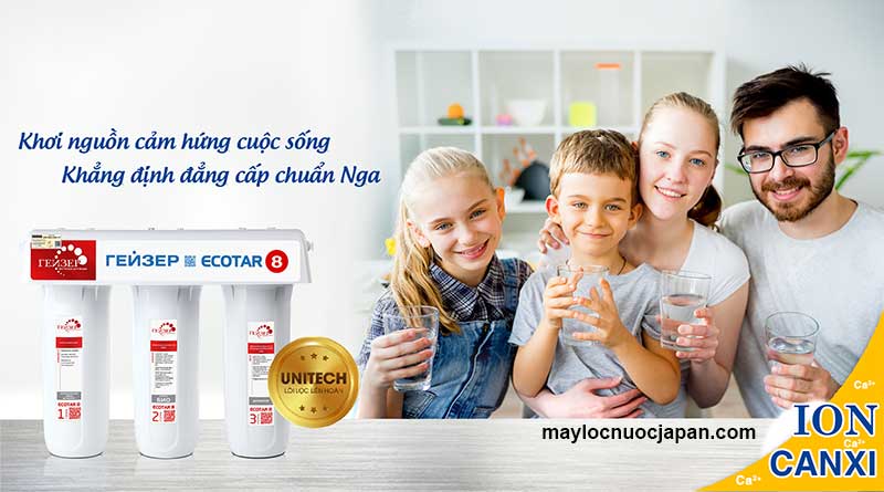 Máy lọc nước Nano Ecotar 5 sở hữu nhiều ưu điểm nên được ưa chuộng.