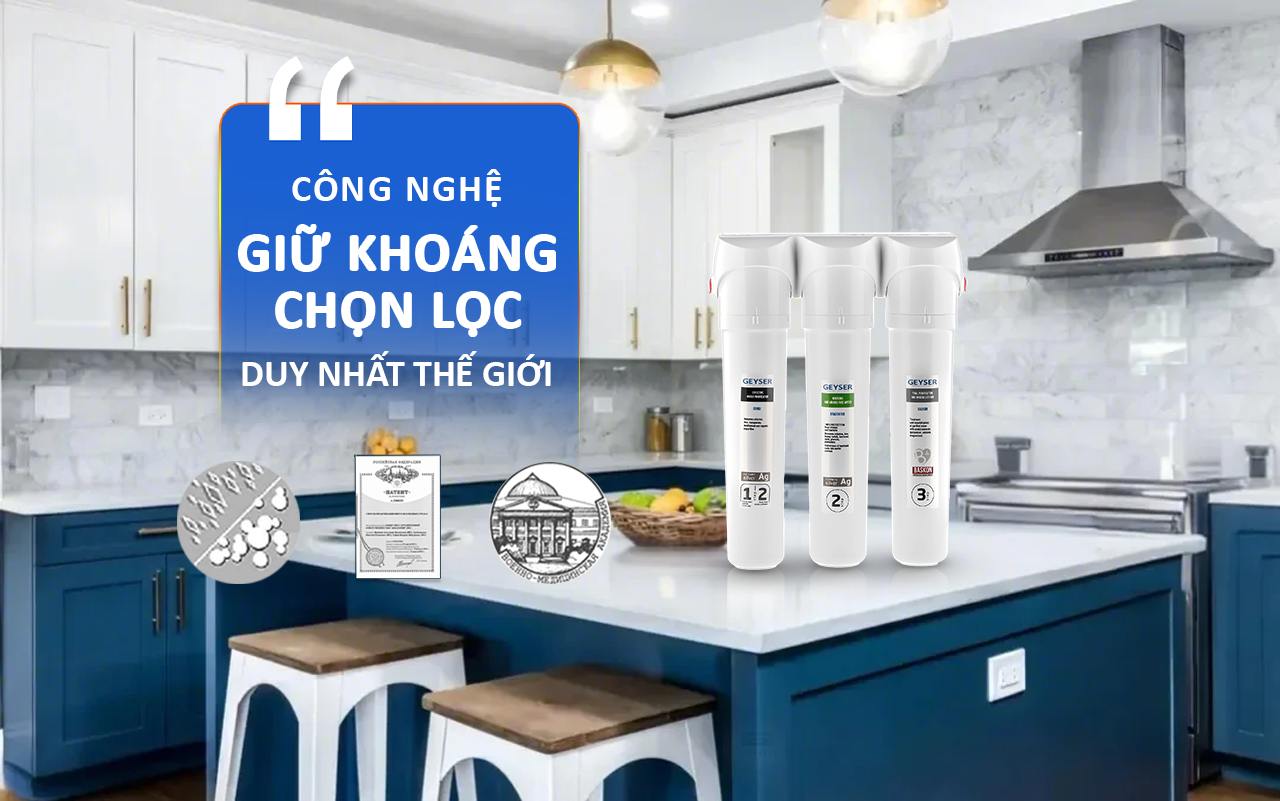 Quasi-Softening là công nghệ giữ khoáng chọn lọc duy nhất trên thế giới