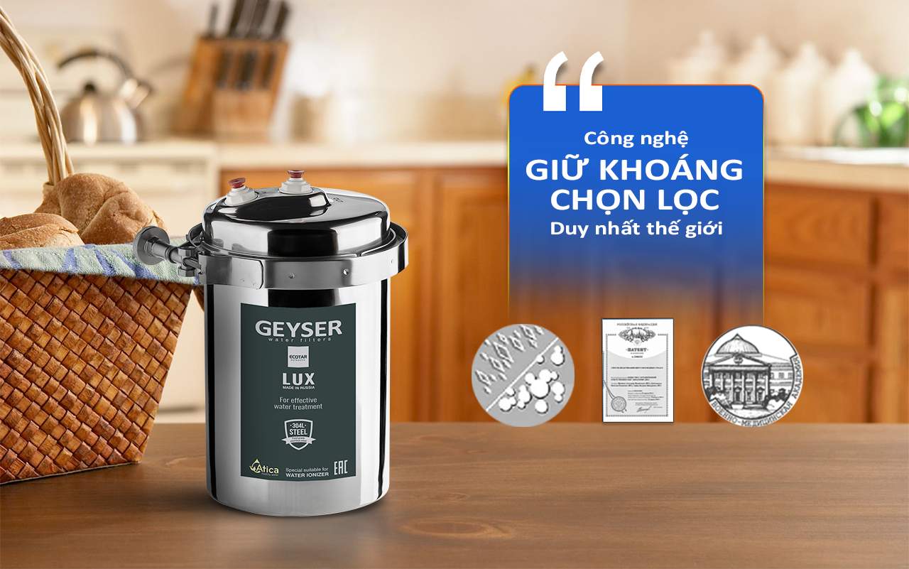 Quasi-Softening là công nghệ giữ khoáng chọn lọc duy nhất trên thế giới