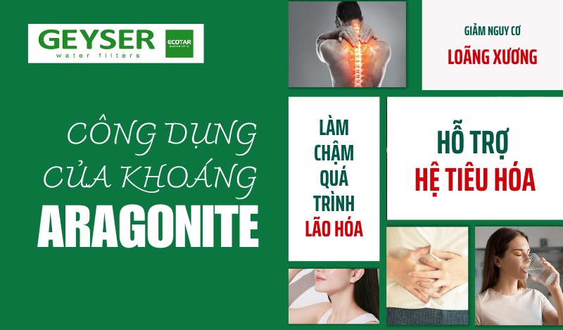 Công dụng của khoáng Aragonite đối với sức khỏe